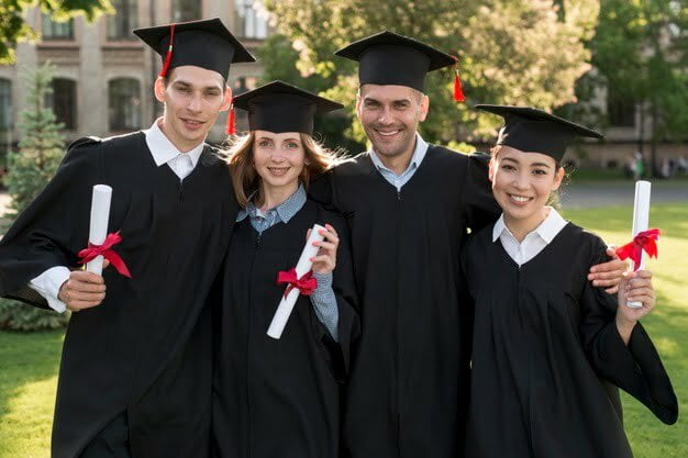 portrait group students celebrating their graduation 23 2148201864